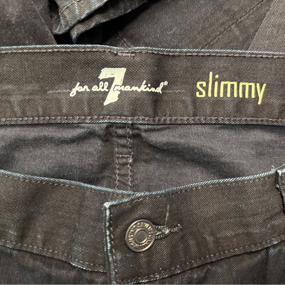 Vintage 7 For All Mankind “Slimmy” Jeans Made in the USA - Picture 2 of 4